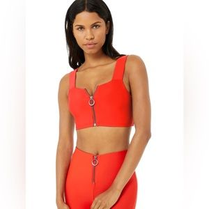 ALO YOGA Fast Bra Cherry Red